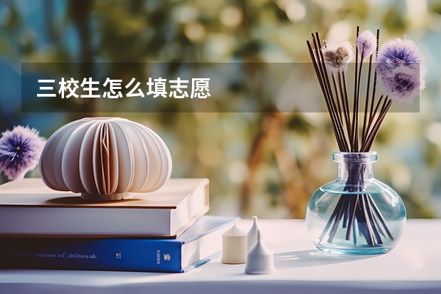 三校生怎么填志愿