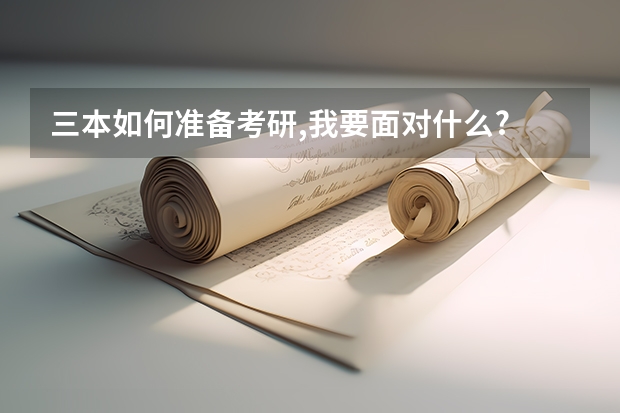 三本如何准备考研,我要面对什么? - 知乎