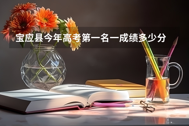 宝应县今年高考第一名一成绩多少分