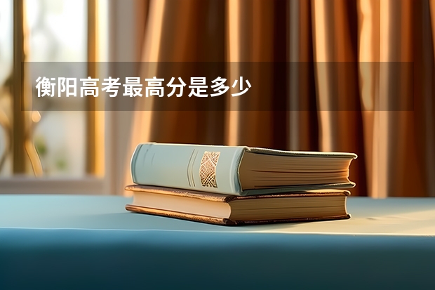 衡阳高考最高分是多少