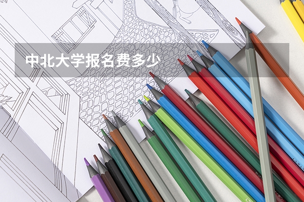 中北大学报名费多少