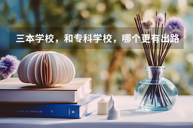 三本学校,和专科学校,哪个更有出路?