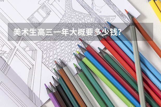 美术生高三一年大概要多少钱?