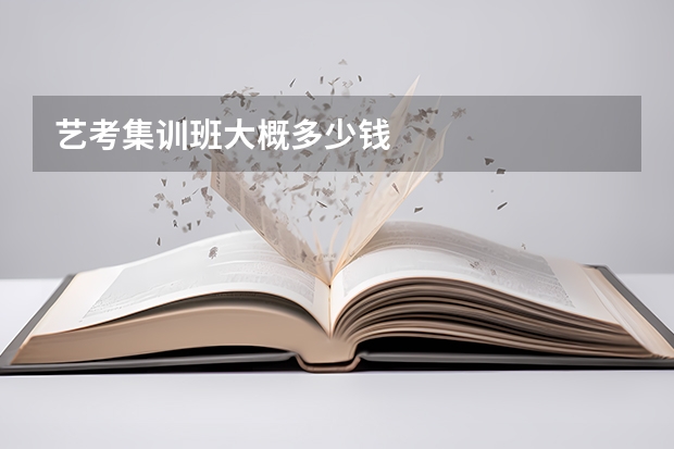 艺考集训班大概多少钱