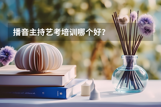 播音主持艺考培训哪个好?