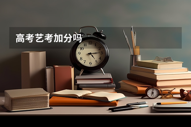 高考艺考加分吗
